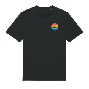 Schwarzes T-Shirt GeoDACH🌈